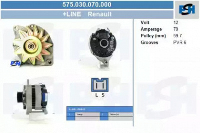 CV PSH 575030070000 -  Генератор